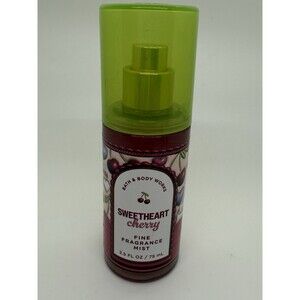 BATH & BODY WORKS SWEETHEART CHERRY FRAGRANCE MIST SPRAY TRAVEL SIZE 2.5OZ 75ML